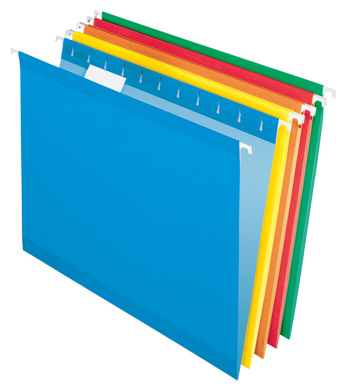 Pendaflex Reinforced Hanging File Folders, 1/5 Cut Tabs, Letter Size, Assorted Colors, Set of 25